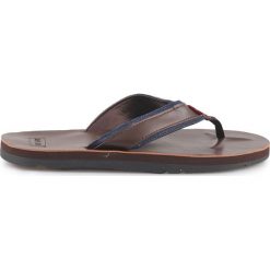 Levi's Japonki Brązowy. Pomarańczowe klapki męskie w paski, z materiału. Za 188,95 zł.