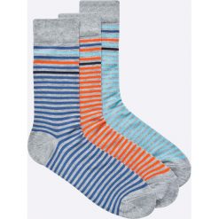 Pepe Jeans - Skarpety (3-pack). Szare skarpetki męskie Pepe Jeans, z bawełny. W wyprzedaży za 39,90 zł.