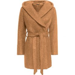Płaszcz z przędzy boucle bonprix kawa lodowa. Pomarańczowe płaszcze damskie bonprix, w paski. Za 199,99 zł.