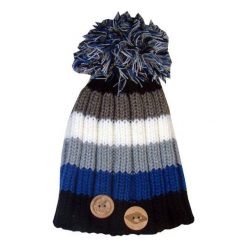 Czapki damskie: CHILLOUTS Czapka damska Leo Kid Hat LEK04 granatowo-szara (CHI-3900)
