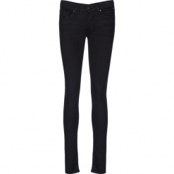Dżinsy "Luz" - Skinny fit - w kolorze czarnym. Czarne rurki damskie Denim Special, l, w paski. W wyprzedaży za 214,95 zł.