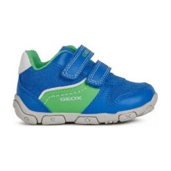 Geox tenisówki chłopięce BALU' B0236A_01050_C4165 20 niebieskie. Niebieskie buty chłopięce sportowe Geox, bez zapięcia. Za 179,00 zł.