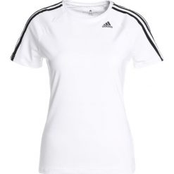 Adidas Performance TEE Tshirt z nadrukiem cacaca. Czerwone topy sportowe damskie marki adidas Performance, m. Za 129,00 zł.
