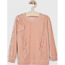 Name it - Bluza dziecięca 122-152 cm. Niebieskie bluzy dziewczęce marki Name it, bez wzorów, z elastanu, bez rękawów, bez kaptura. W wyprzedaży za 49,90 zł.