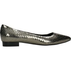 Baleriny ADORA. Szare baleriny damskie marki Gino Rossi, ze skóry, eleganckie. Za 199,90 zł.