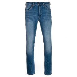 Mustang Jeansy Męskie Tramper Tapered 33/32 Niebieski. Niebieskie jeansy męskie marki Mustang, m, bez wzorów, z jeansu. W wyprzedaży za 245,00 zł.