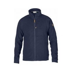 Fjällräven Buck Fleece M / Buck Fleece, Dark Navy | 555 | Z. Niebieskie bluzy damskie Fjällräven, m, bez wzorów, z dzianiny, bez rękawów, bez kaptura. W wyprzedaży za 678,31 zł.