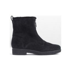 What For botki zimowe damskie 36 czarne. Czarne botki damskie What For, na zimę, bez obcasa, bez zapięcia. Za 369,00 zł.