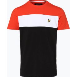 Lyle & Scott - T-shirt męski, czarny. Czarne t-shirty męskie marki Lyle & Scott, s, z aplikacjami, bez kołnierzyka. Za 179,95 zł.