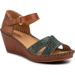 Sandały PIKOLINOS - 943-1691C1 Emerald. Pomarańczowe klapki damskie Pikolinos, bez wzorów, ze skóry, bez obcasa, na obcasie. Za 429,00 zł.