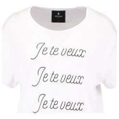 T-shirty damskie: Saint Noir Tshirt z nadrukiem white