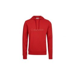 Bluzy Calvin Klein Jeans K10K102726 COTTON LOGO SWEAT HOODIE. Czerwone bluzy męskie Calvin Klein Jeans, m, bez wzorów, z jeansu, bez kołnierzyka, bez rękawów, bez kaptura. Za 337,30 zł.