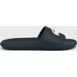 Lacoste - Klapki. Niebieskie kapcie męskie Lacoste, z gumy, bez zapięcia. Za 169,90 zł.