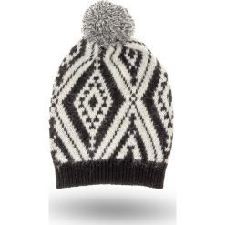 CZAPKA Twinset. Czarne czapki damskie Twinset, z aplikacjami, z kaszmiru. Za 299,00 zł.