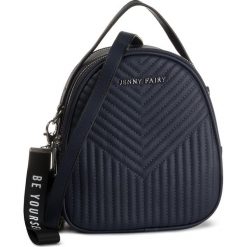 Torebka JENNY FAIRY - RH2106 Navy. Niebieskie torebki klasyczne damskie Jenny Fairy, bez wzorów, ze skóry ekologicznej, klasyczne, bez dodatków. Za 119,99 zł.