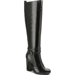 Kozaki TWINSET - Stivale CA7PME Nero 00006. Czarne kozaki damskie marki Twinset, ze skóry, bez obcasa, bez zapięcia. W wyprzedaży za 899,00 zł.