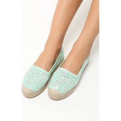 Espadryle damskie: Miętowe Espadryle Hometown
