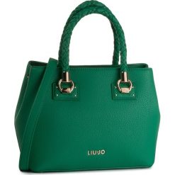 Torebka LIU JO - S Satchel Double Zip A69028 E0031 Jade X0190. Zielone torebki klasyczne damskie Liu Jo, bez wzorów, ze skóry ekologicznej, klasyczne, duże, bez dodatków. Za 649,00 zł.