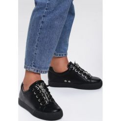 Czarne Sneakersy One You Love. Czarne sneakersy damskie Renee, ze skóry. Za 59,99 zł.