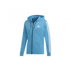 Bluzy dresowe adidas Bluza z kapturem Must Haves 3-Stripes French Terry. Niebieskie bluzy dresowe męskie marki Adidas, l, z kapturem. Za 269,00 zł.