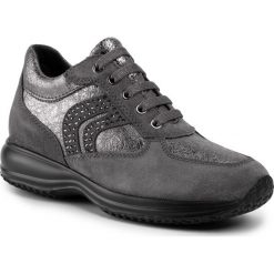 Sneakersy GEOX - D Happy C D5462C 0VI22 C9003 020. Szare półbuty damskie Geox, ze skóry. W wyprzedaży za 309,00 zł.