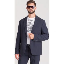 MARYNARKA Armani Exchange. Niebieskie marynarki męskie Armani Exchange, m, bez wzorów, z materiału. Za 889,00 zł.