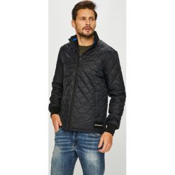 Calvin Klein Jeans - Kurtka. Czarne płaszcze męskie Calvin Klein Jeans, xxl, bez wzorów, z elastanu, krótkie, bez kaptura. W wyprzedaży za 429,90 zł.