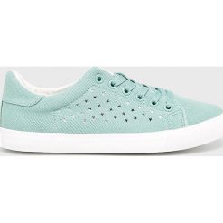 Big Star - Tenisówki. Zielone trampki i tenisówki damskie marki BIG STAR, z gumy, na sznurówki. Za 99,90 zł.