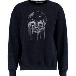 Bejsbolówki męskie: Topman WASHED BLACK SKULL Bluza black