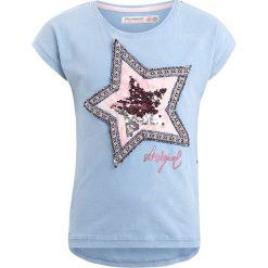 Desigual NUEVO MEXIC Tshirt z nadrukiem blue. Niebieskie t-shirty damskie Desigual, z nadrukiem, z bawełny. Za 169,00 zł.
