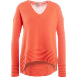 Swetry klasyczne damskie: FTC Cashmere Sweter vibrant orange