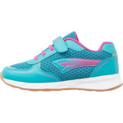 KangaROOS ROJI Tenisówki i Trampki turquoise/magenta flower. Niebieskie trampki chłopięce marki KangaROOS, z gumy. Za 129,00 zł.