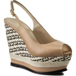 Espadryle LORIBLU - 8E Z70004 ZZ Nappa Nomad/Rafia. Brązowe espadryle damskie marki Loriblu, bez wzorów, ze skóry, bez obcasa, na obcasie. W wyprzedaży za 1099,00 zł.