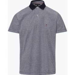 Tommy Hilfiger - Męska koszulka polo, niebieski. Niebieskie koszulki męskie TOMMY HILFIGER, s, bez wzorów, polo, bez rękawów. Za 229,95 zł.