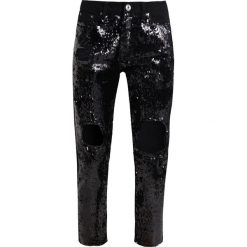 Odzież damska: Liquor N Poker LAX MOM WITH SEQUIN Jeansy Relaxed Fit washed black