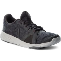 Buty Reebok - Flexile CN1027 Coal/Blk/Skull Grey/Alloy. Czarne buty sportowe damskie Reebok, bez wzorów, z tworzywa sztucznego, sportowe, na fitness i siłownię. W wyprzedaży za 189,00 zł.