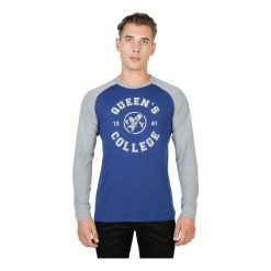 Oxford University Koszulka T-shirt QUEENS-RAGLAN-ML. Koszulki męskie Oxford University, s, bez wzorów, bez kołnierzyka. Za 68,00 zł.