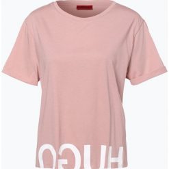 T-shirty damskie: HUGO – T-shirt damski – Dennasi, różowy
