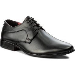 Półbuty VAPIANO - M1400011-1 Czarny. Czarne buty wizytowe męskie marki Vapiano, ze skóry ekologicznej. Za 99,99 zł.