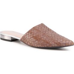 Klapki GINO ROSSI - Lanza DLH285-X29-9S00-0100-S 18. Pomarańczowe klapki damskie Gino Rossi, bez wzorów, ze skóry, bez obcasa, na obcasie. W wyprzedaży za 239,00 zł.