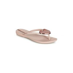 Japonki Ipanema MAXI FASHION II. Różowe klapki damskie marki Ipanema, bez wzorów, bez obcasa. Za 129,00 zł.