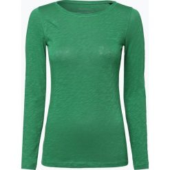 T-shirty damskie: Marc O’Polo – Damska koszulka z długim rękawem, zielony