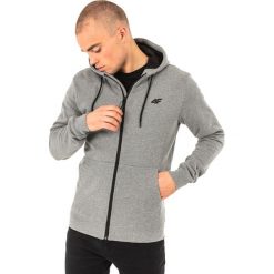 Bluzy męskie: 4f Bluza męska z kapturem H4L18-BLM003 szara r. M