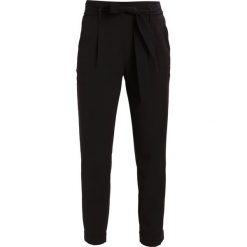Spodnie z wysokim stanem: Dorothy Perkins TIE WAIST Spodnie materiałowe black