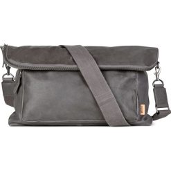 Torby na ramię męskie: ECCO Casper – Szary – 37x27x13cm – Torby