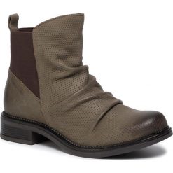 Sztyblety LASOCKI - ARC-TULIA-18 Khaki. Zielone kozaki damskie Lasocki, ze skóry, bez obcasa, bez zapięcia. Za 199,99 zł.