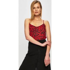 Answear - Top. Brązowe bluzki damskie ANSWEAR, s, bez wzorów, z poliesteru, bez kołnierzyka. W wyprzedaży za 29,90 zł.