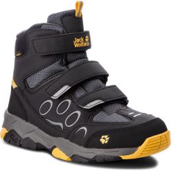 Śniegowce JACK WOLFSKIN - Mtn Attack 2 Texapore Mid Vc K 4020461 Burly Yellow S. Czarne śniegowce chłopięce marki Jack Wolfskin, bez zapięcia. W wyprzedaży za 259,00 zł.