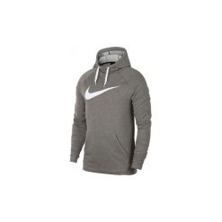 Bluzy Nike Dry Hoodie Swoosh. Szare bluzy męskie Nike, s, bez wzorów, bez kołnierzyka, bez rękawów, bez kaptura. Za 242,14 zł.