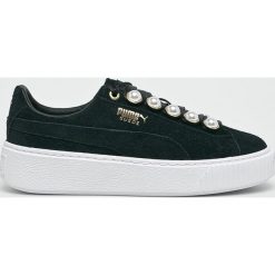 Puma - Buty Platform Bling. Czarne buty sportowe damskie Puma, bez wzorów, ze skóry, sportowe. W wyprzedaży za 319,90 zł.